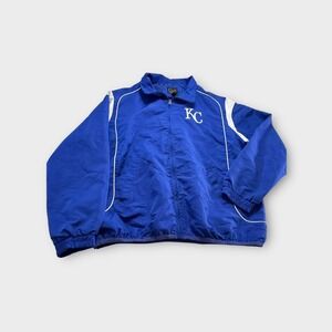 G-III Sports by‎ Carl Banks KC Kansas City Windbreaker Jacket Mens XL Blue